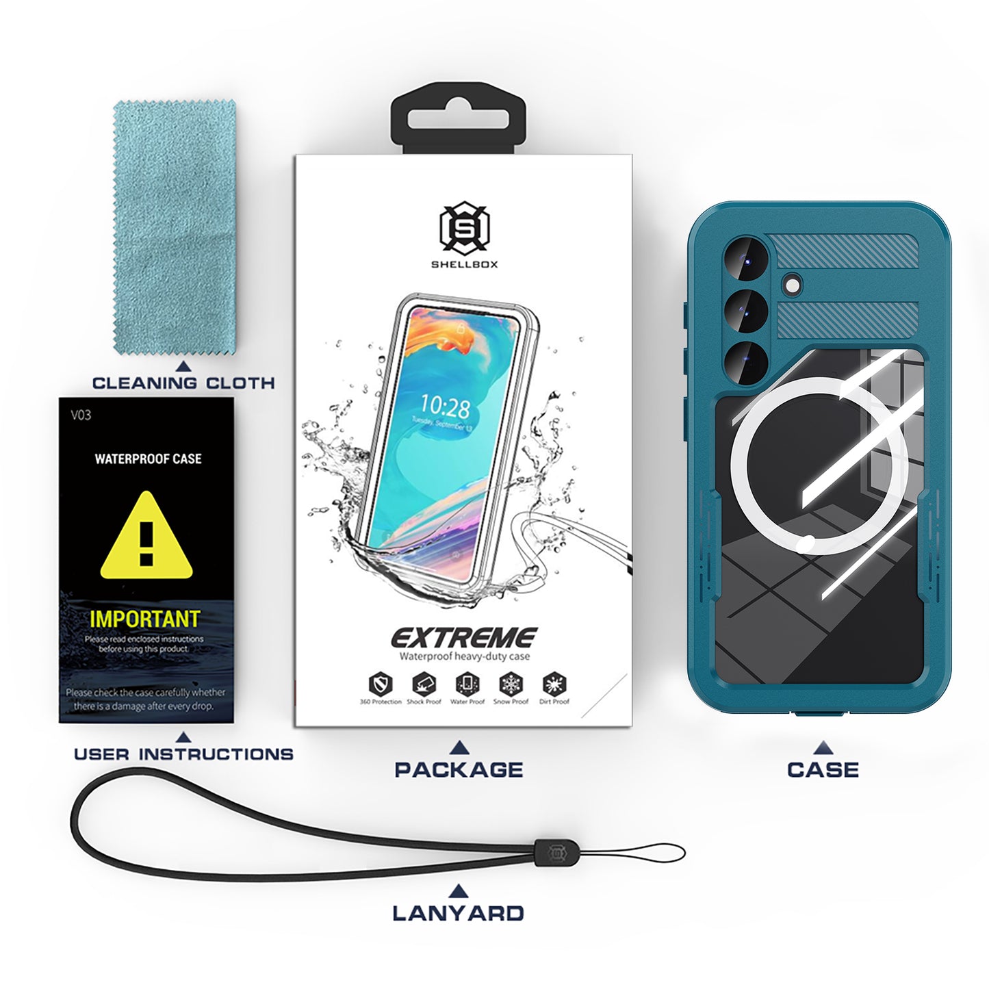 Forro Samsung Galaxy S25 Shellbox Modelo (MARS)