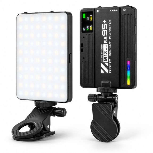 Luz Led Portátil M18 Rgb Universal (nueva)