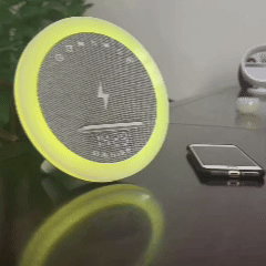 Altavoz Despertador BT 5.3, 15W con carga inalámbrica rápida.
